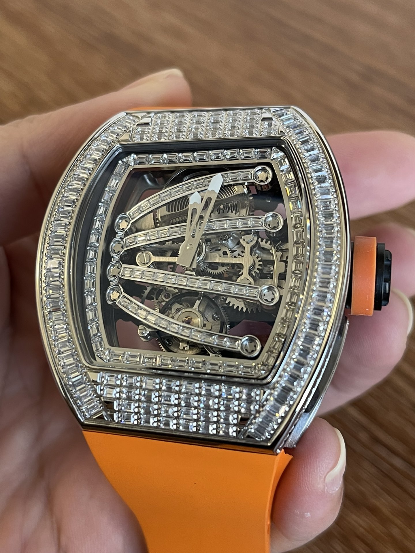 Richard Mille RM 59-01 Tourbillon Diamond Mens Watch