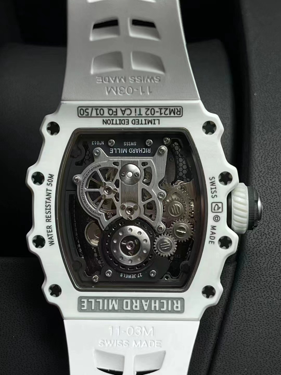 Richard Mille RM 21-02 Tourbillon Aerodyne Quarts TPT Carbon White