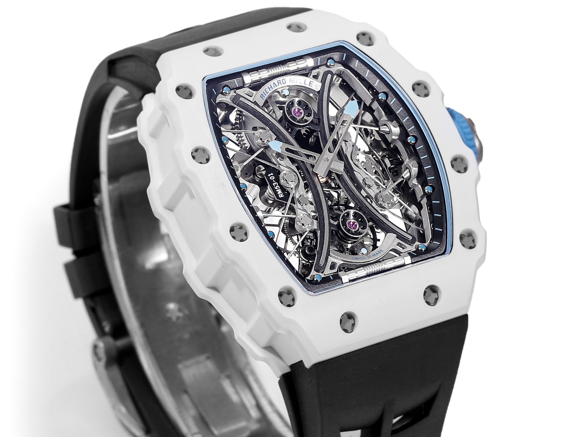 Richard Mille RM053-01 Pablo MacDonough Skeleton Dial Black Rubber Strap