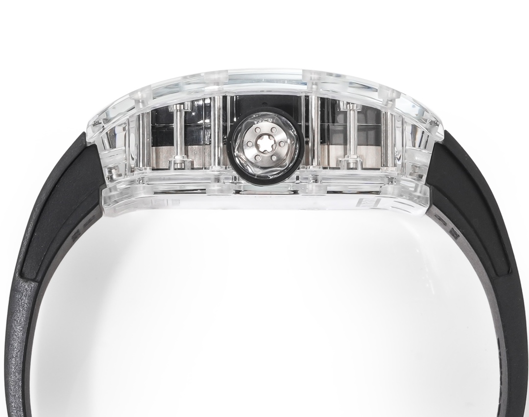 Richard Mille RM38-02 Tourbillon Movement Edition Crystal Black Rubber Strap