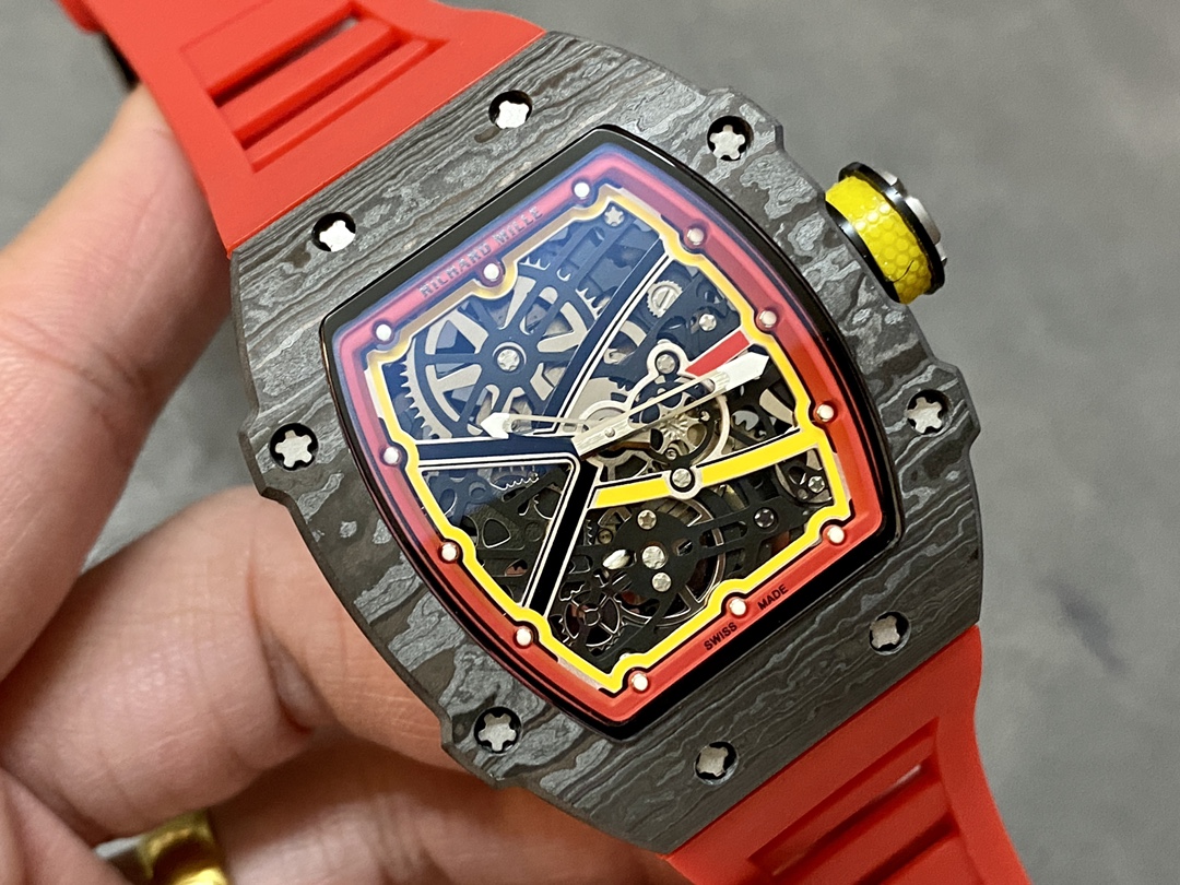 Richard Mille RM 67-02 Extra Flat Italy Carbon TPT Red Yellow