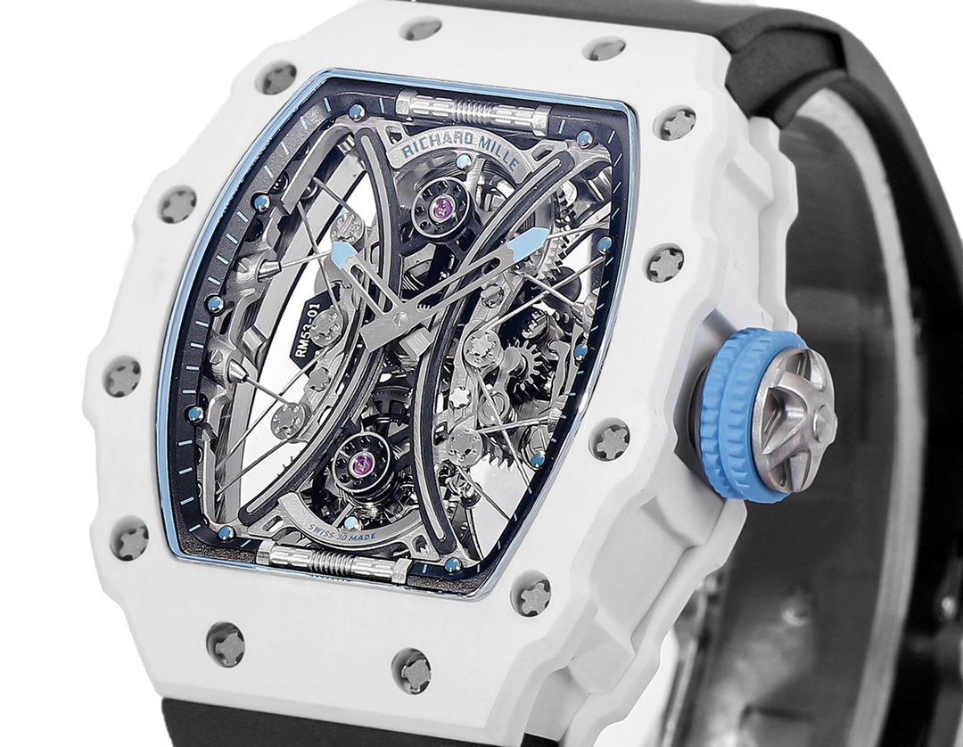 Richard Mille RM053-01 Pablo MacDonough Skeleton Dial Black Rubber Strap