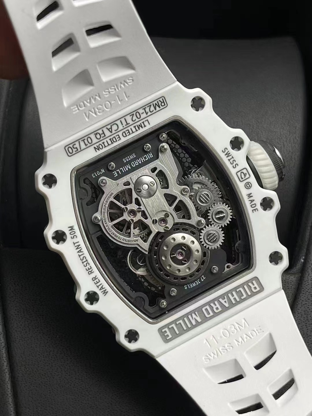 Richard Mille RM 21-02 Tourbillon Aerodyne Quarts TPT Carbon White