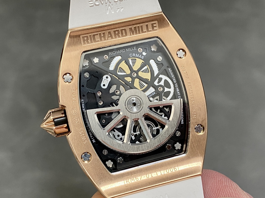 Richard Mille RM67-01 RG Automatic Winding Extra-Thin Medium Diamond Watch