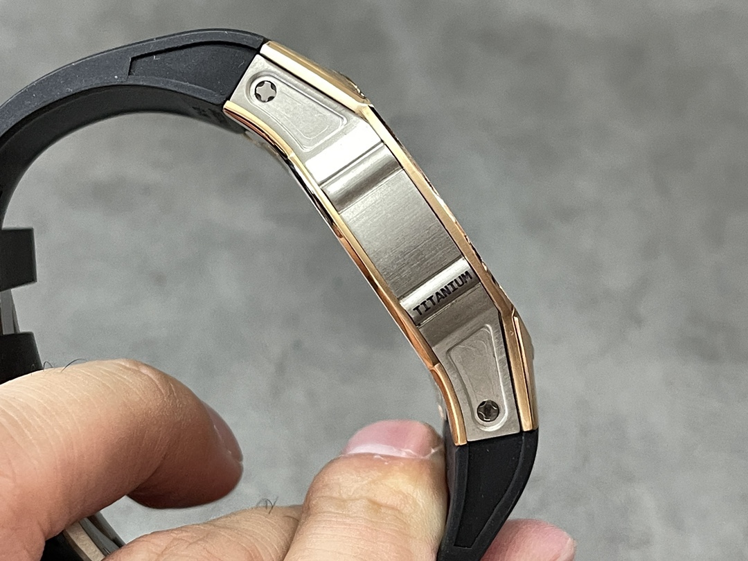 Richard Mille RM 63 01 Automatic Winding Dizzy Hands Rose Gold Watch