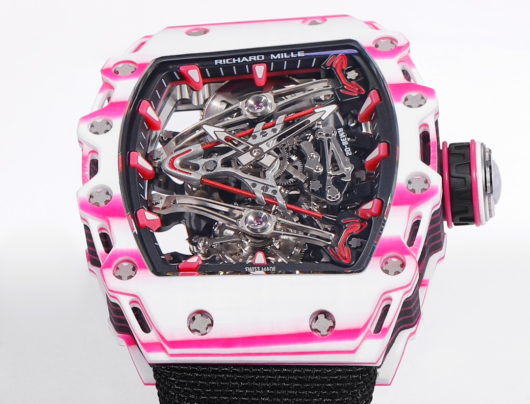 Richard Mille RM 38 02 Bubba Watson Tourbillon Rubber Strap & Fabric Strap