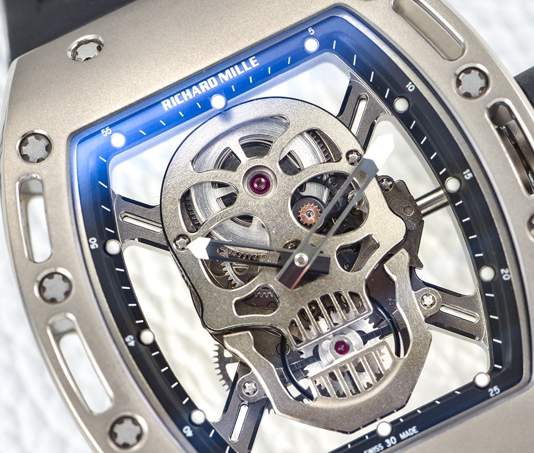 Richard Mille RM 52-01 Ceramic Black & Gold & Silver Skull 3 Colors
