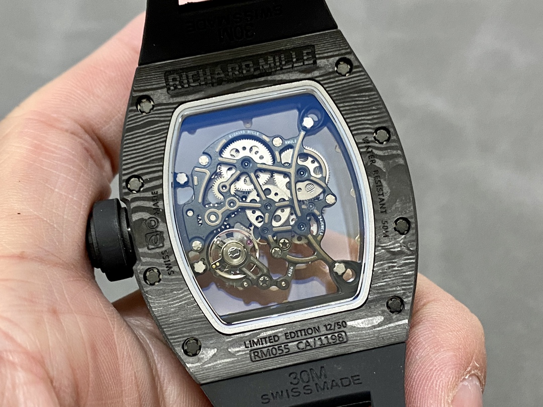 Richard Miller RM055 NTPT Carbon Fiber Black