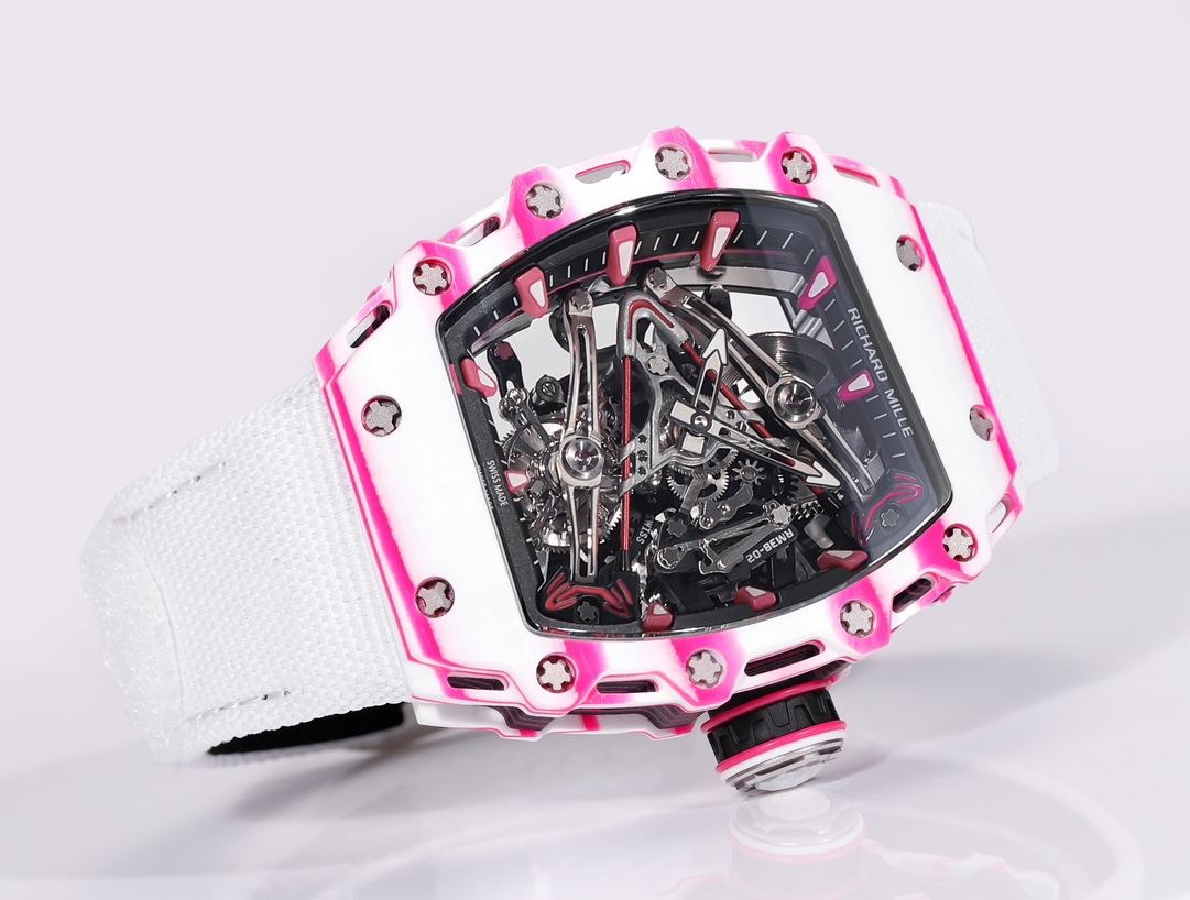Richard Mille RM 38 02 Bubba Watson Tourbillon Rubber Strap & Fabric Strap