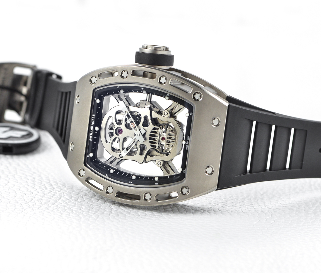 Richard Mille RM 52-01 Ceramic Black & Gold & Silver Skull 3 Colors