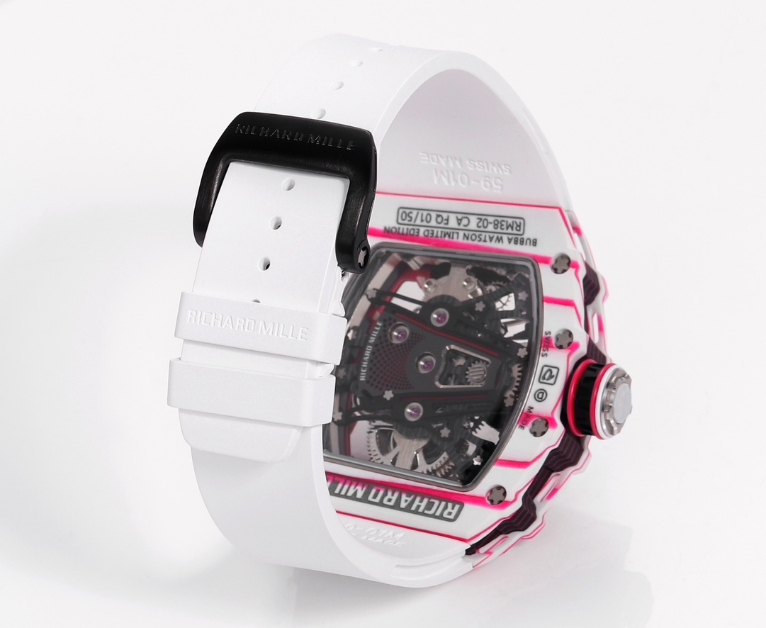 Richard Mille RM 38 02 Bubba Watson Tourbillon Rubber Strap & Fabric Strap