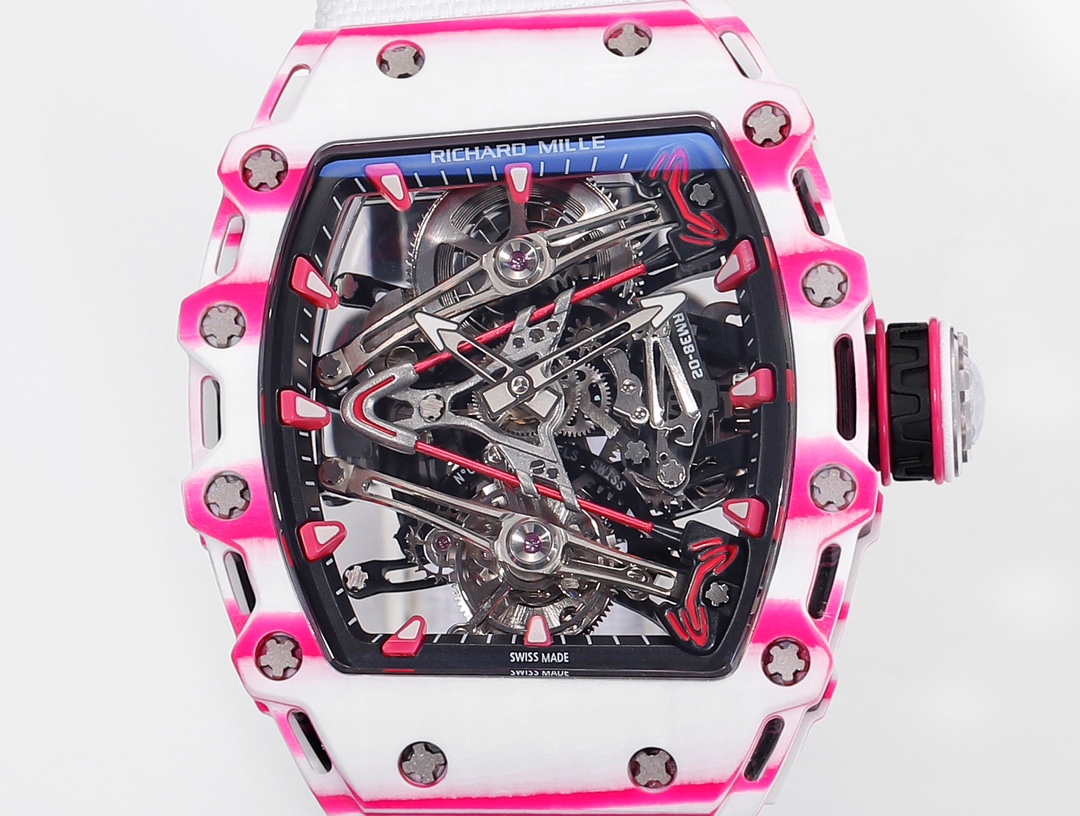 Richard Mille RM 38 02 Bubba Watson Tourbillon Rubber Strap & Fabric Strap