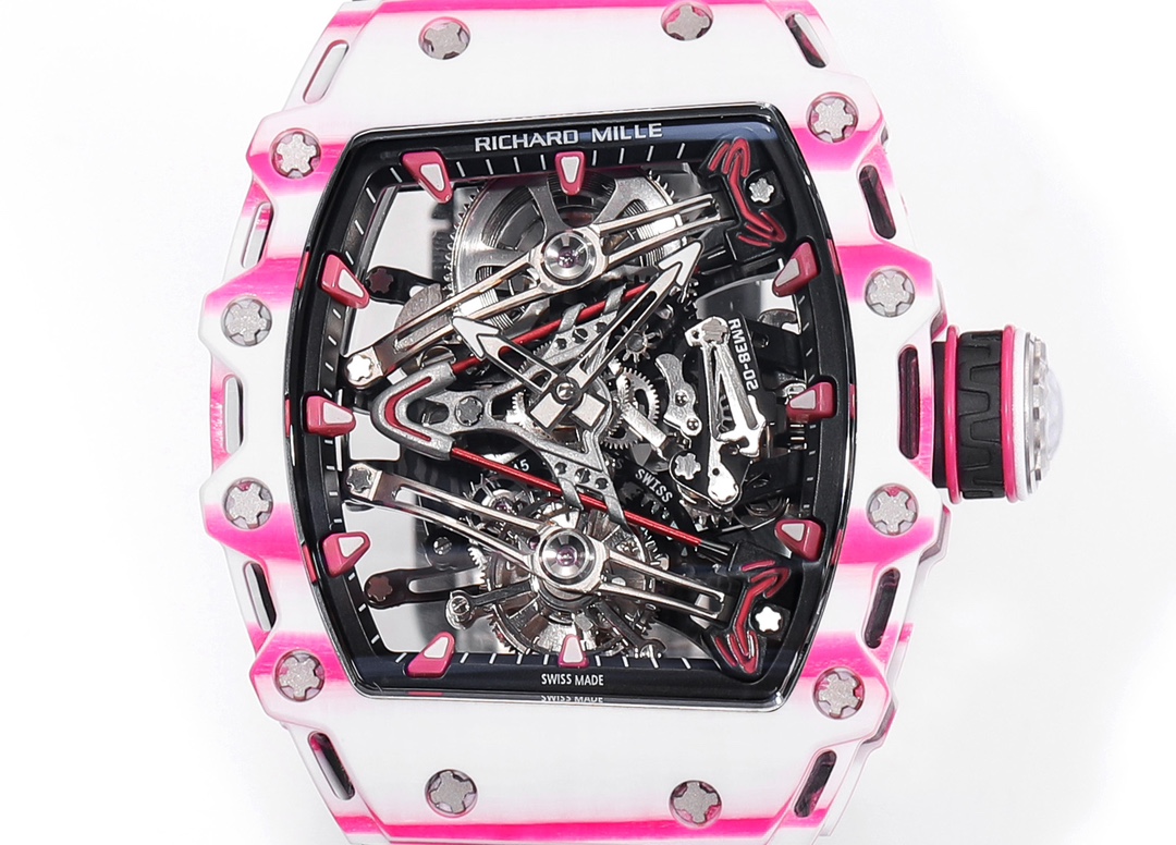 Richard Mille RM 38 02 Bubba Watson Tourbillon Rubber Strap & Fabric Strap