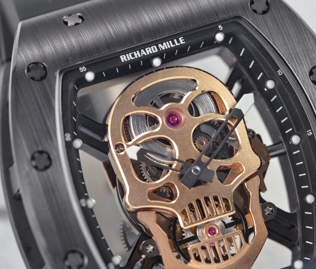 Richard Mille RM 52-01 Ceramic Black & Gold & Silver Skull 3 Colors