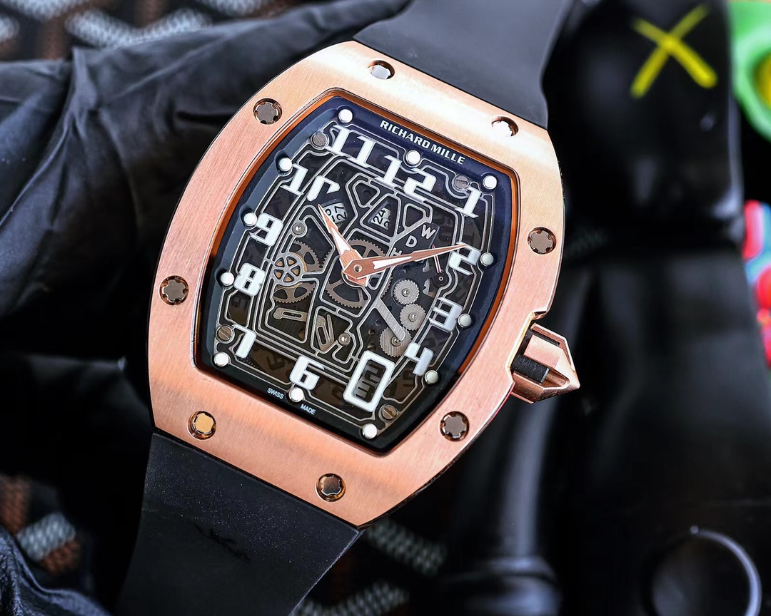 Richard Mille RM 67-01 Skeleton Arabic Automatic Winding Rose Gold Watch
