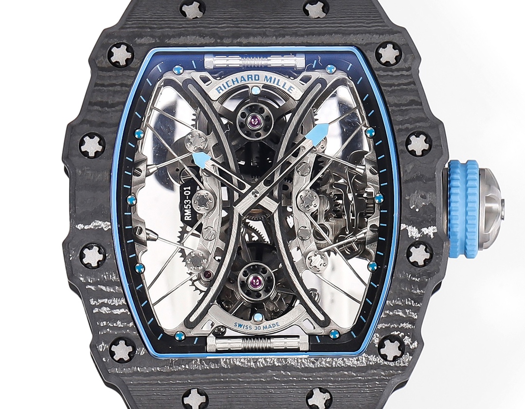 Richard Mille RM 53-01 Tourbillon Pablo Mac Donough White Fabric Strap