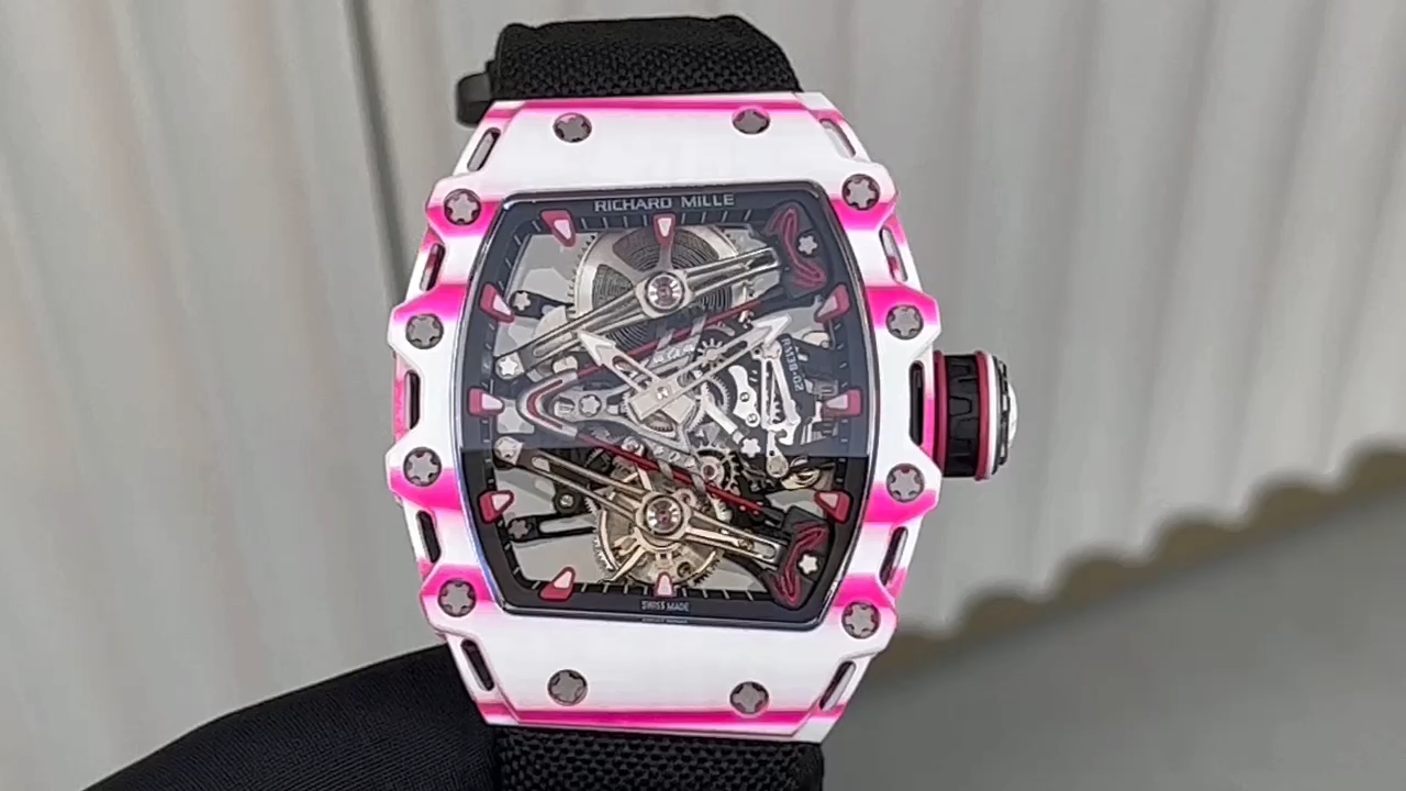 Richard Mille RM 38 02 Bubba Watson Tourbillon Rubber Strap & Fabric Strap