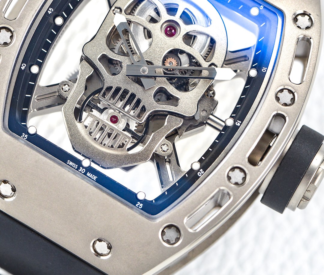 Richard Mille RM 52-01 Ceramic Black & Gold & Silver Skull 3 Colors