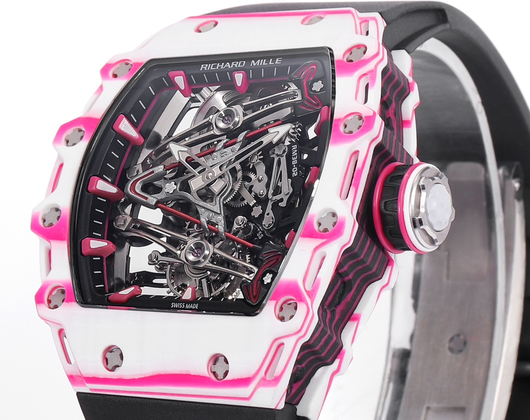 Richard Mille RM 38 02 Bubba Watson Tourbillon Rubber Strap & Fabric Strap