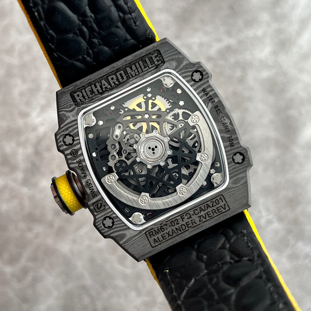 Richard Mille RM 67-02 Automatic Sebastian Ogier Black Yellow