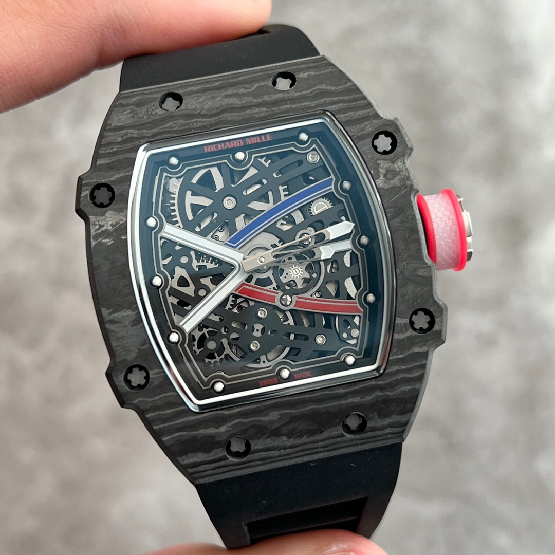 Richard Mille RM 67-02 Automatic Sebastian Ogier Black Rubber Strap