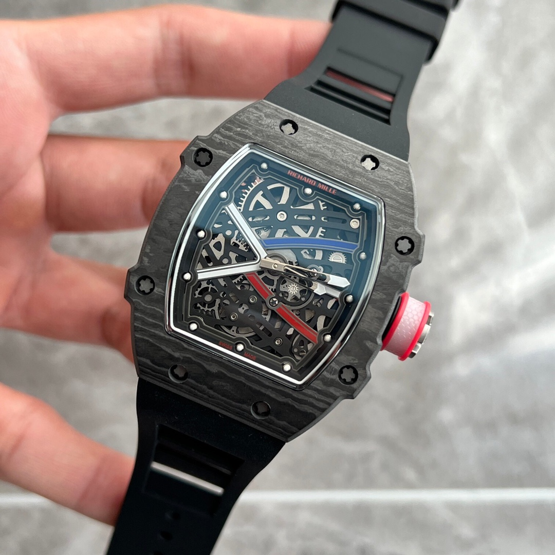 Richard Mille RM 67-02 Automatic Sebastian Ogier Black Rubber Strap