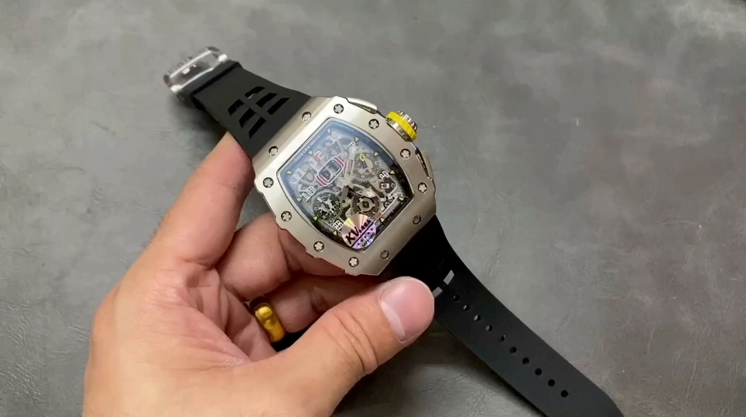 Richard Mille RM 11-03 Automatic Flyback Chronograph Silver Watch