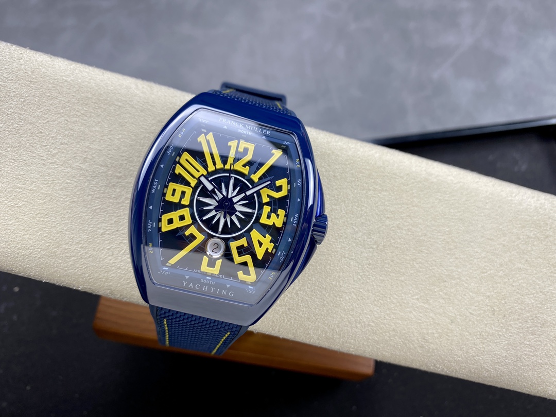 Franck Muller Framulan V45 Ceramic Yacht Model Yellow 45mm