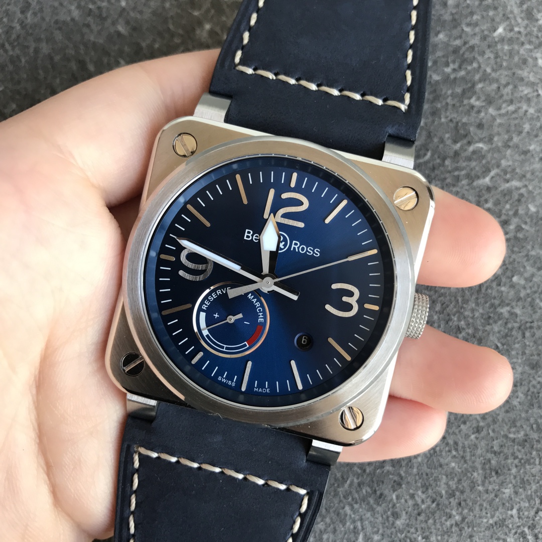 Bell & Ross INSTRUMENTS series BR0397-BL-SISCA2 Blue