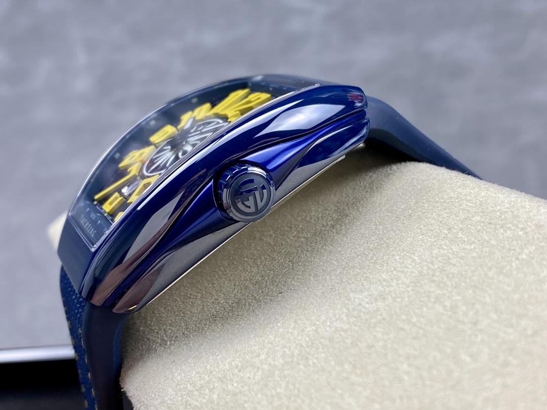 Franck Muller Framulan V45 Ceramic Yacht Model Yellow 45mm