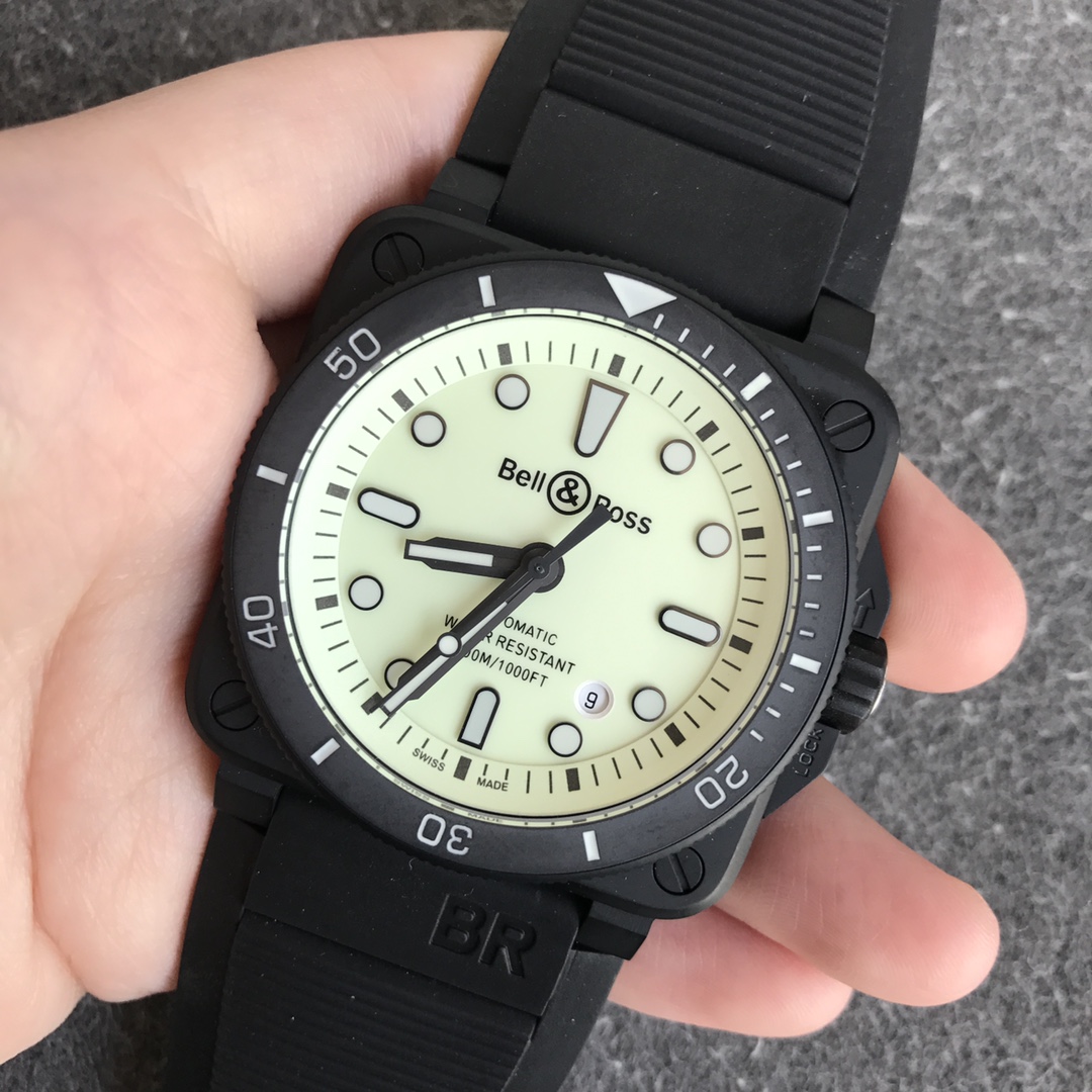 Bell & Ross Br 03 - 92 Diver Full Lum Watch