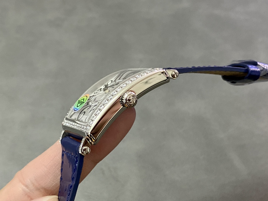 Franck Muller Long Island Quartz Diamond Blue Dial 952QZD1R(AC) - DB