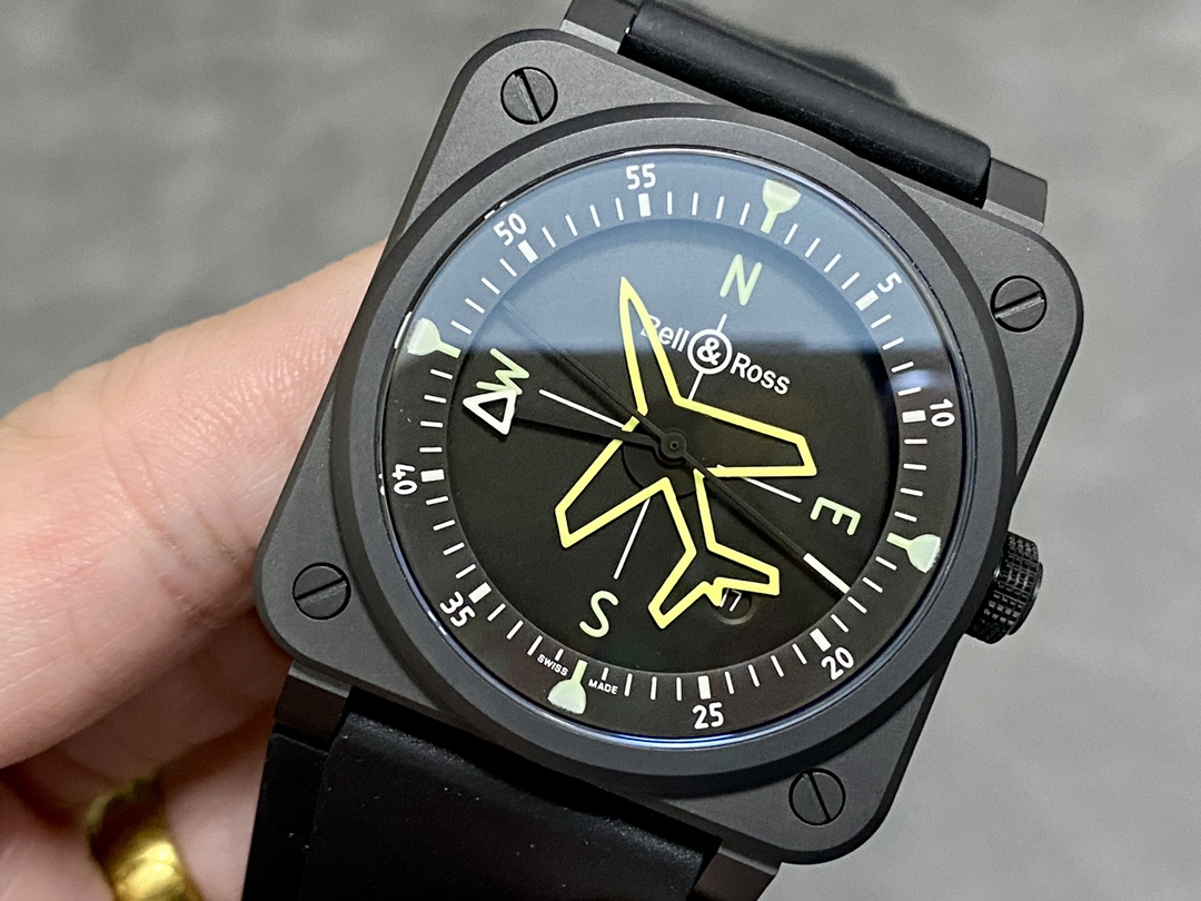 Bell & Ross BR 03 Gyrocompass Square Pilot