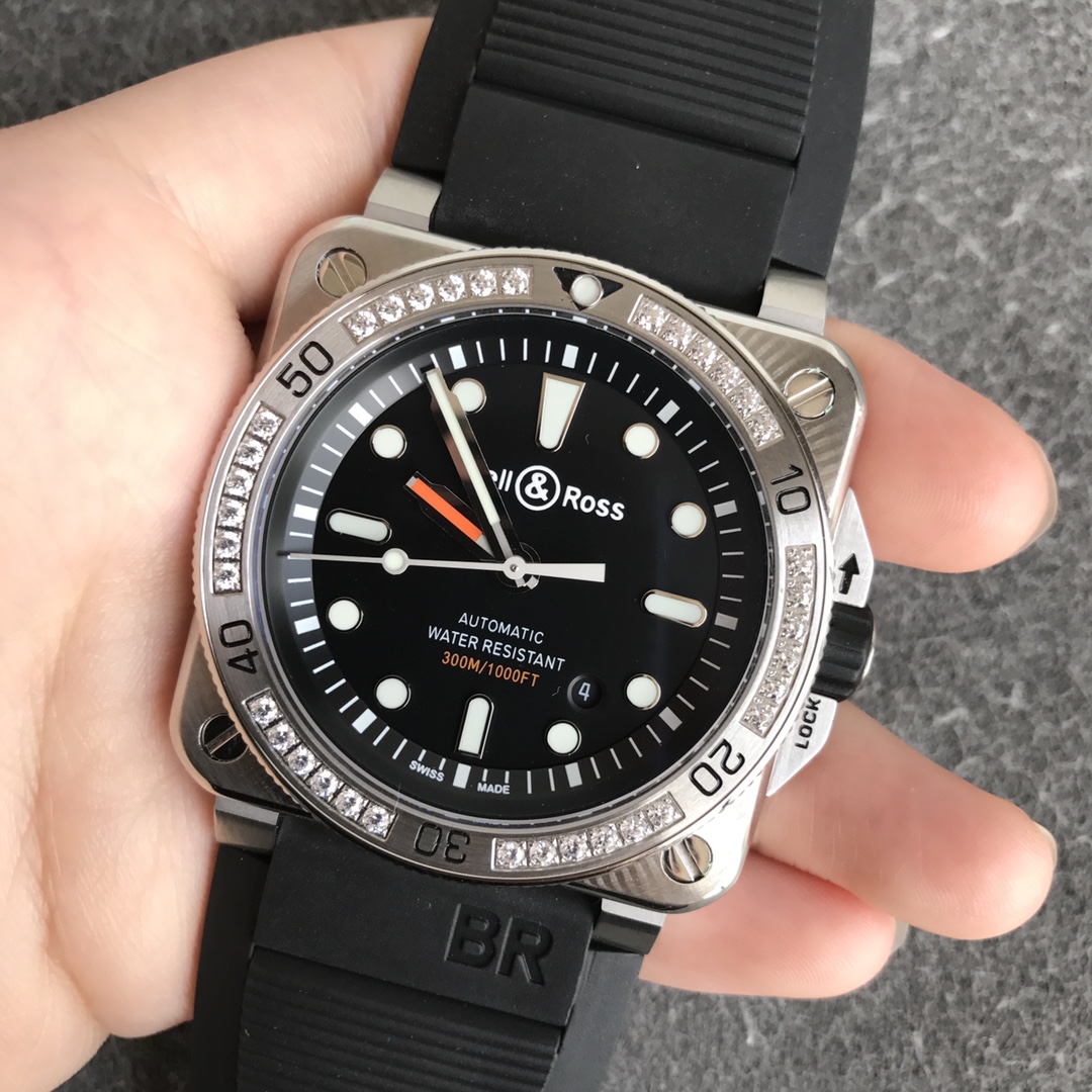 Bell Ross BR 03 92-D-BL-ST/SRB Black Dial