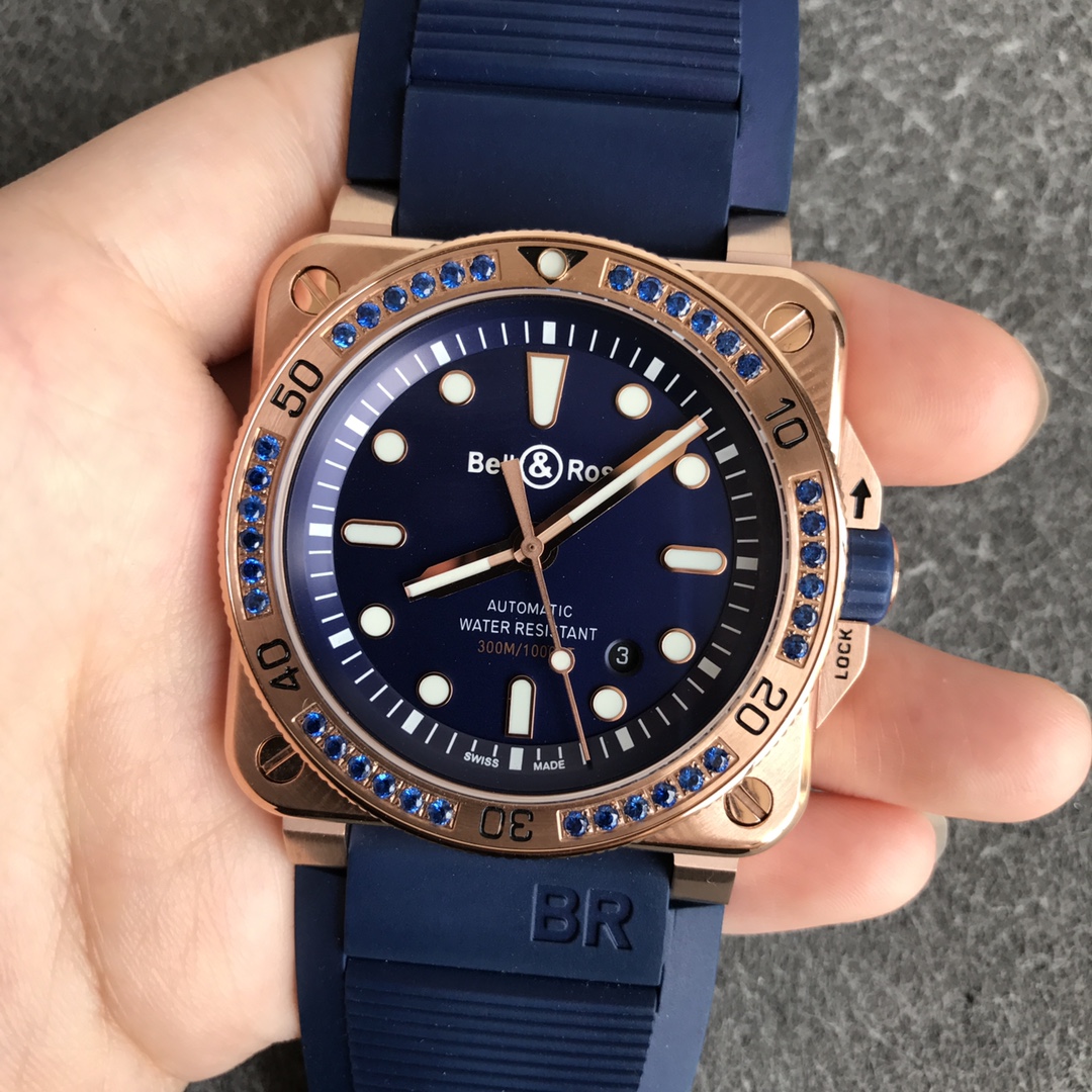 Bell Ross BR 03 92-D-BL-ST/SRB Blue