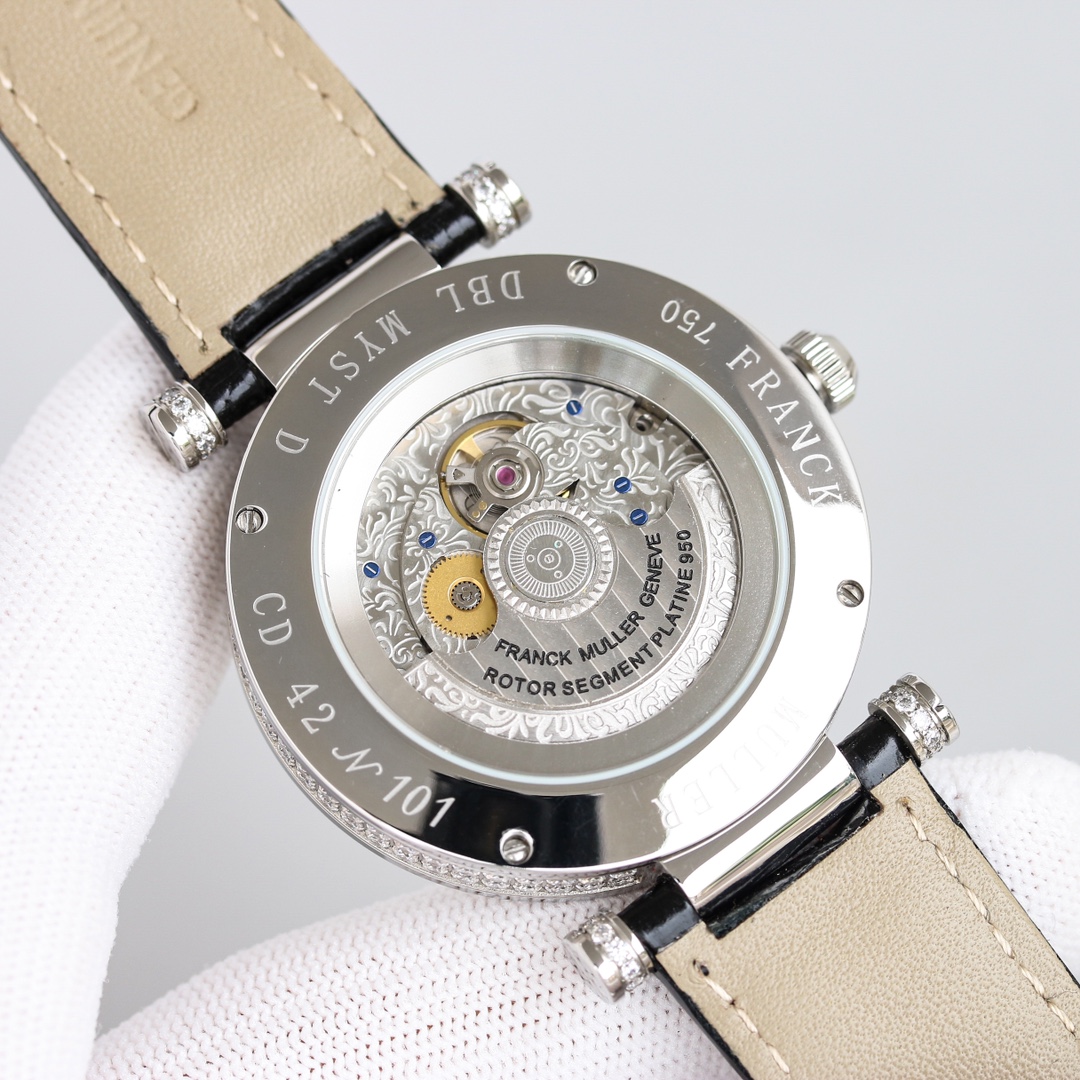 Franck Muller Double Mystery Ruby Diamond DM 42 D 2R CD Master of Complications Silver