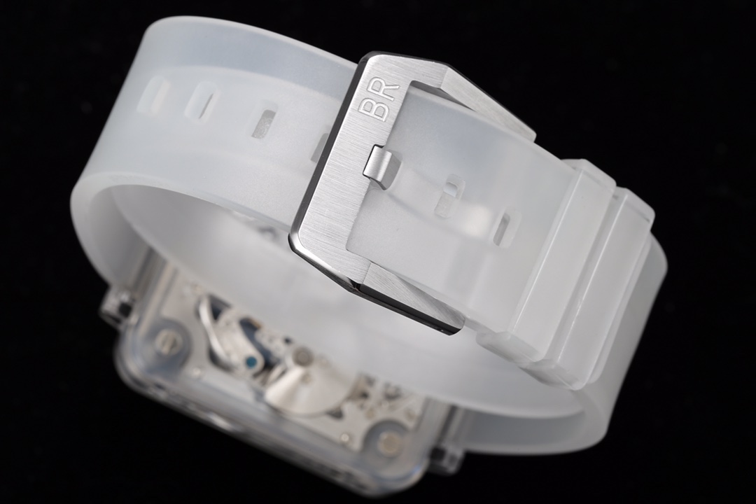 Bell & Ross BR fully transparent tourbillon watch