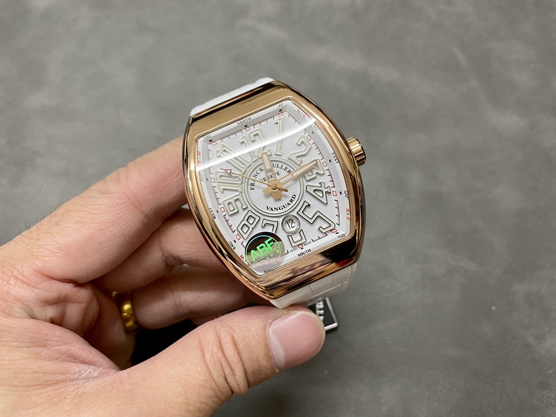 Franck Muller Vanguard Date Rose Gold V 45 SC DT 5N BC
