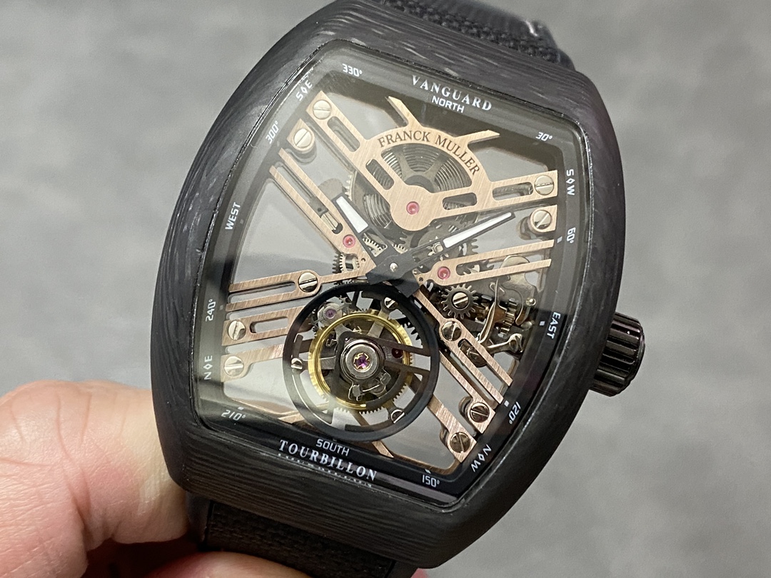 Franck Muller Vanguard Seven Days V 45 S6 SQT NR BR (5N) TT SK BLK