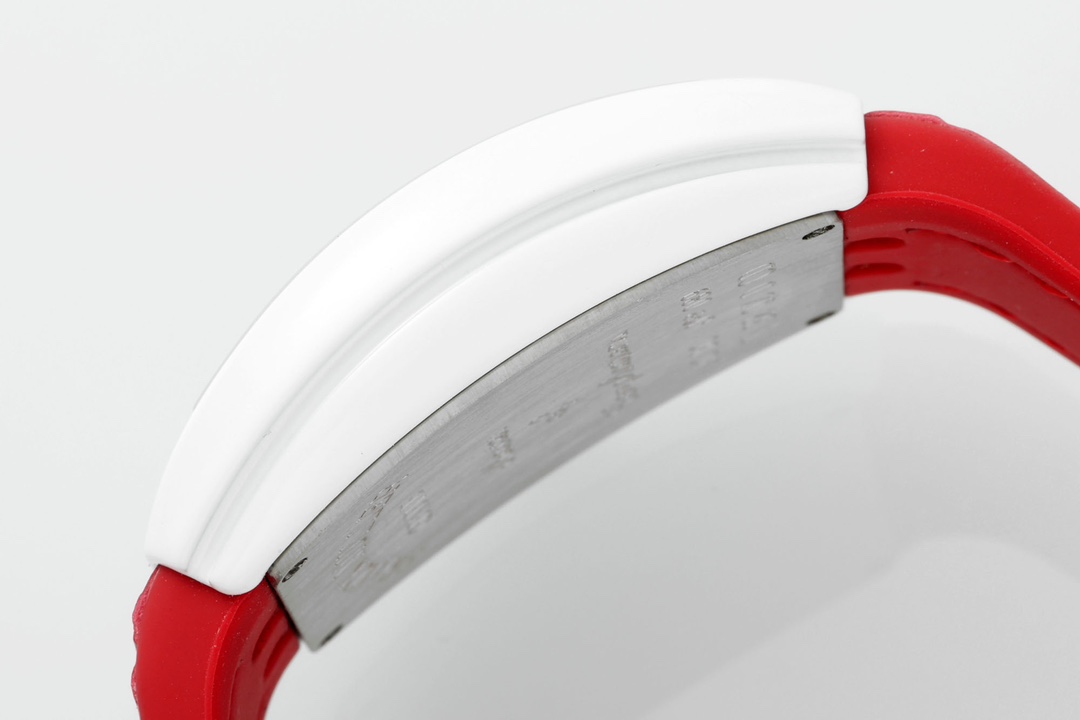 Franck Muller Women's Yacht Red Dial Leather Strap