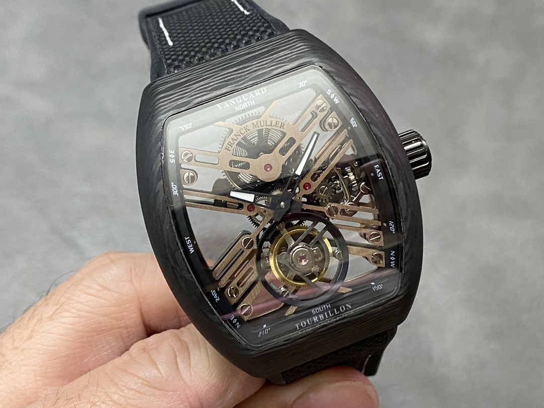 Franck Muller Vanguard Seven Days V 45 S6 SQT NR BR (5N) TT SK BLK