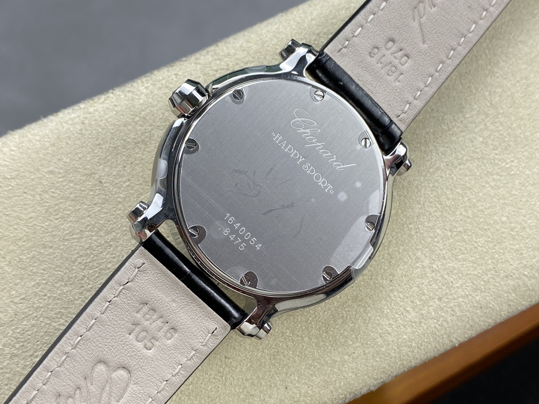 Chopard Happy Sport Diamond Bezel Women's Quartz Watch 278475-3037