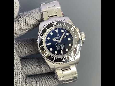 Rolex Sea-Dweller Deepsea 136660 0005, video showing watch held in gloved hand.