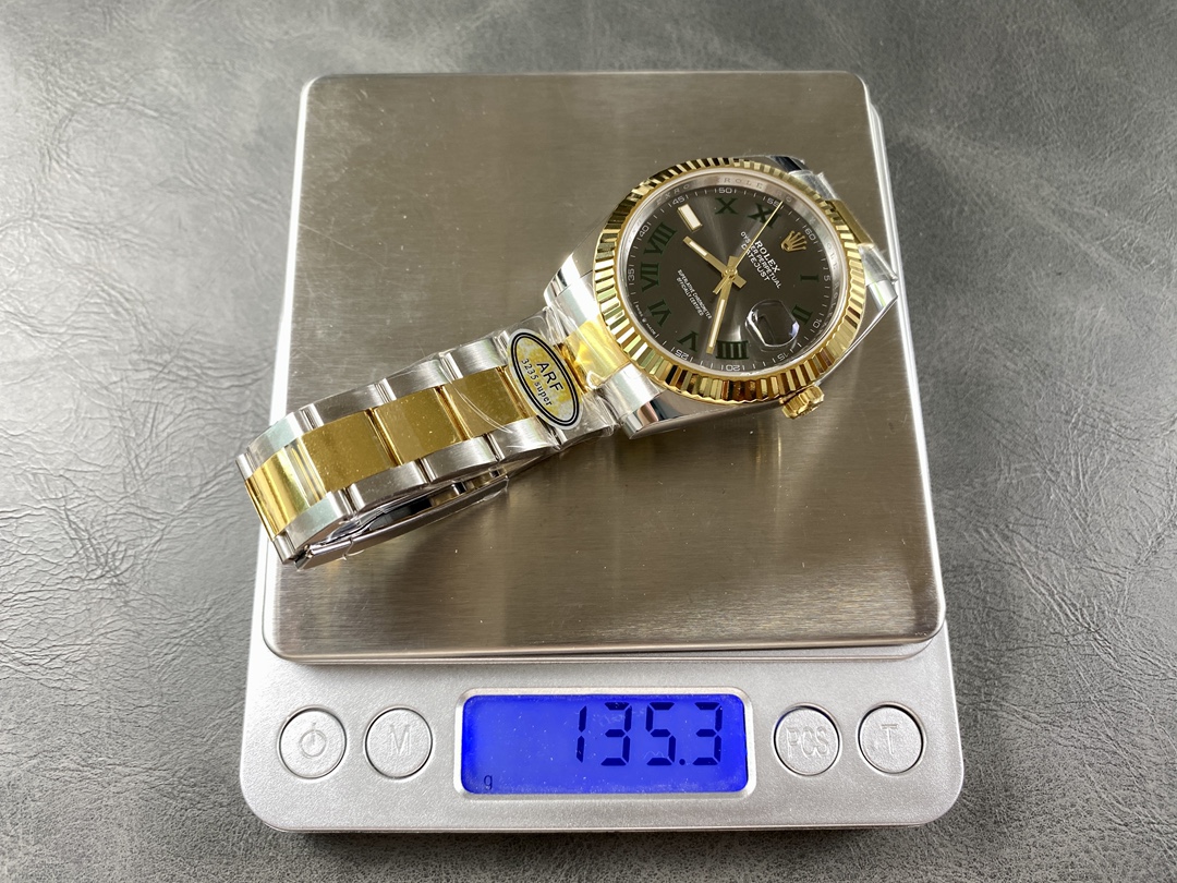 Rolex Datejust Grey Two Tone M126333 0019 41mm Mens