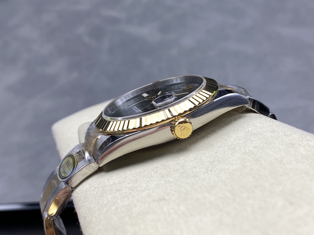 Rolex Datejust Grey Two Tone M126333 0019 41mm Mens