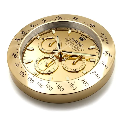 Rolex Daytona Full Gold Wall Clock