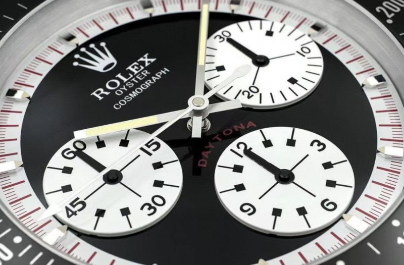 Rolex Daytona White Logo Wall Clock