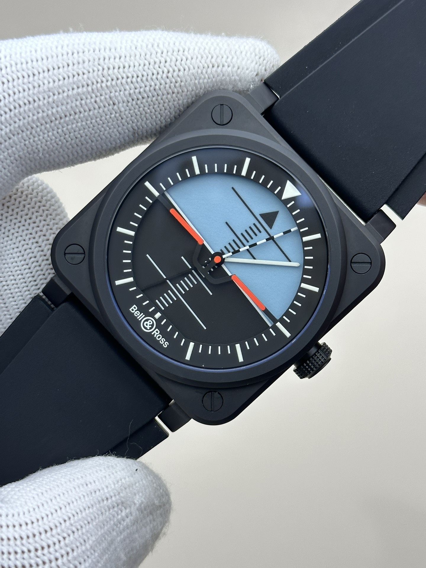 Bell & Ross BR-03 Horizon Limited Edition BR03A-HRZ-CE/SRB 41mm Automatic Mens Watch