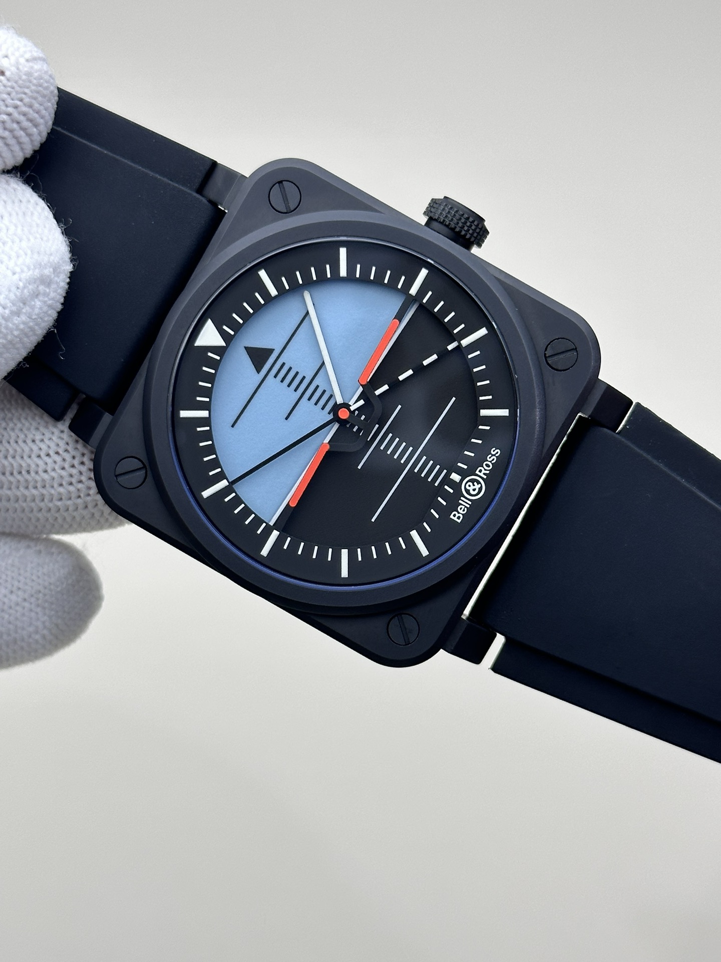 Bell & Ross BR-03 Horizon Limited Edition BR03A-HRZ-CE/SRB 41mm Automatic Mens Watch