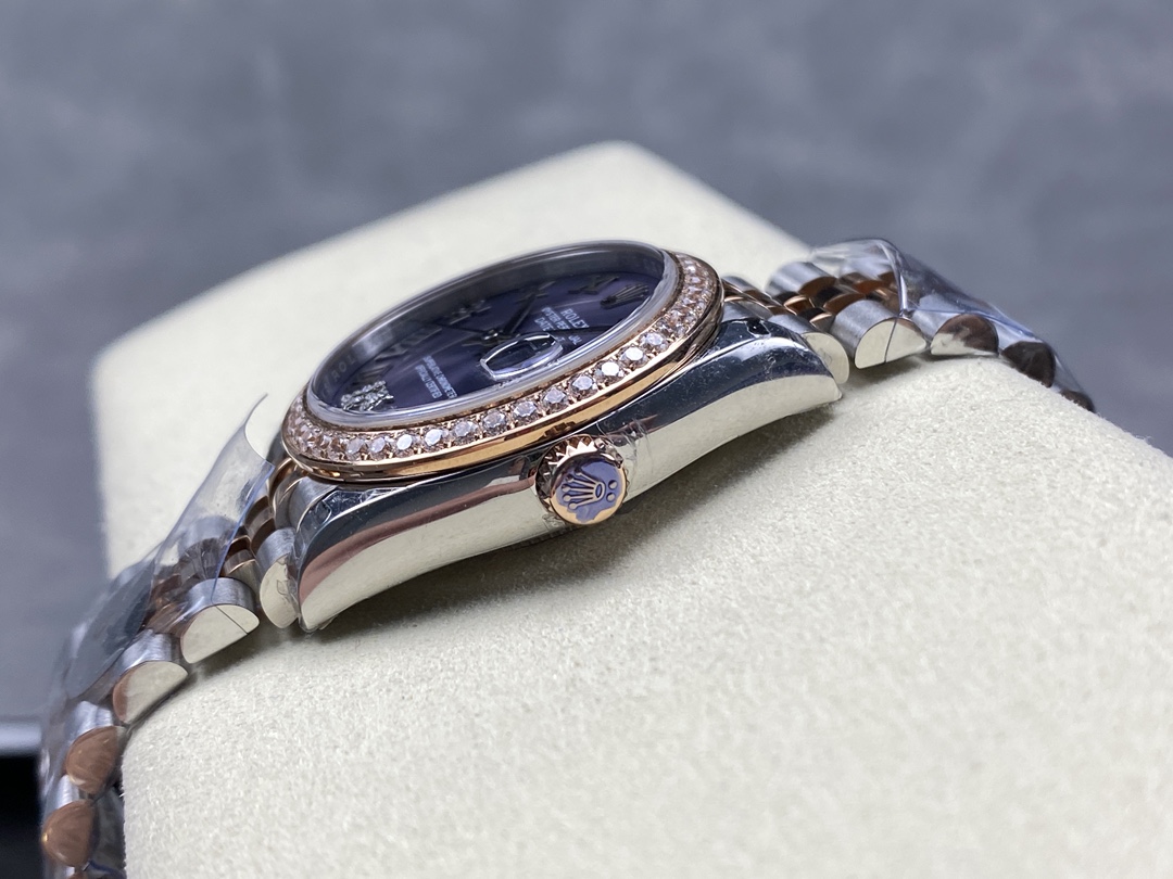 Rolex Datejust 31 Purple Roman Diamond Dial Jubilee 278381RBR